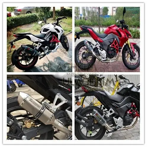 36 ~ 51 мм универсальный глушитель выхлопной трубы мотоцикла Escape Slip On Pipe Fit мотоцикл