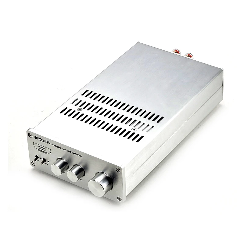 

Hifivv ЧПУ Алюминий чехол Мощность усилитель с TK4196MK10 чип модуль домашний аудио Bluetooth 5,0 усилитель Выход Мощность 50 Вт * 2