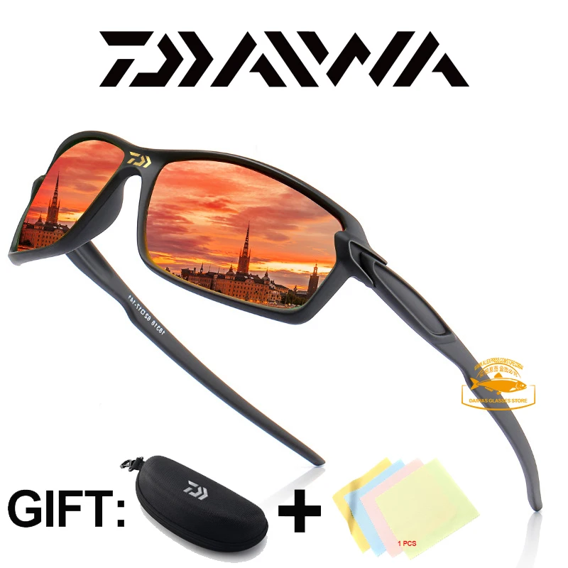

Daiwa Polarized Sports Men Fishing Sunglasses Road Cycling Glasses Mountain Bike Bicycle Riding Protection Goggles Eyewear