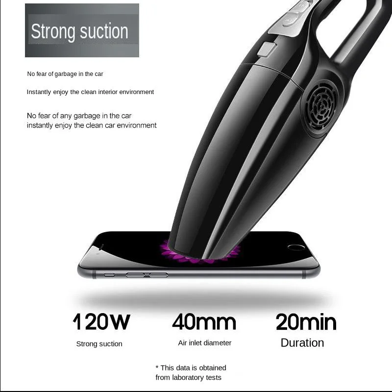Автомобильный пылесос GRIKEY для автомобиля портативный ручной 12 в 120 Вт мини