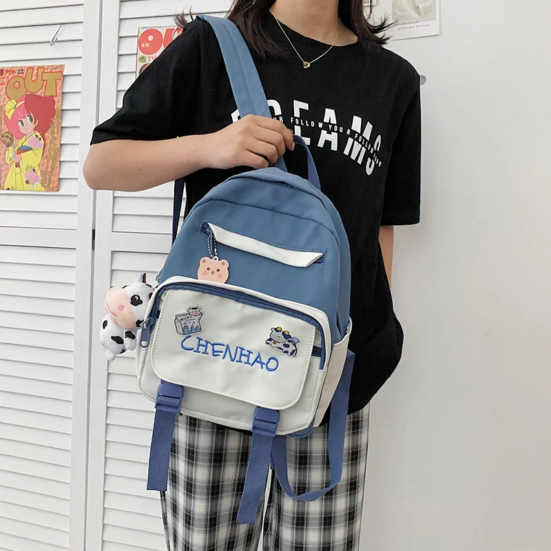 Мини рюкзак Enopella для девочек и детей милый школьный Многофункциональный ранец на