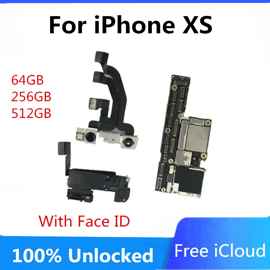 Материнская плата для IPhone XS с распознаванием лица оригинальная разблокированная