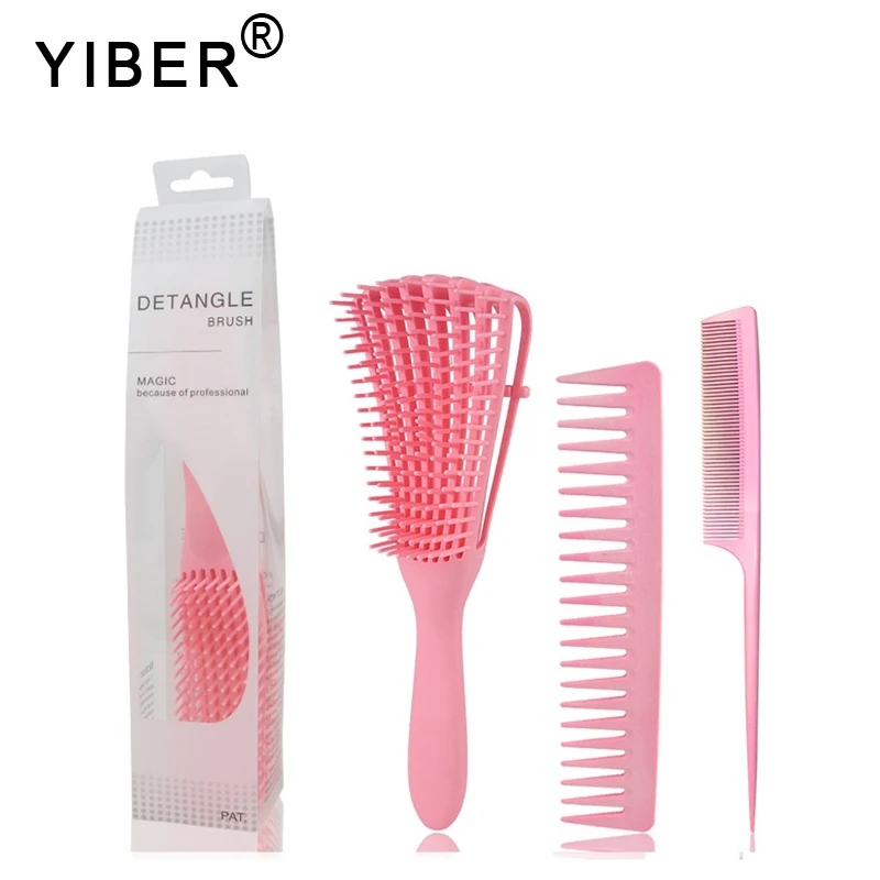 

Adjust Hair Brush Brosse Tangle Hair Brush Anti-static Scalp Massage Hair Comb 4c Hair Detangler Brush for Curly Hair Styling