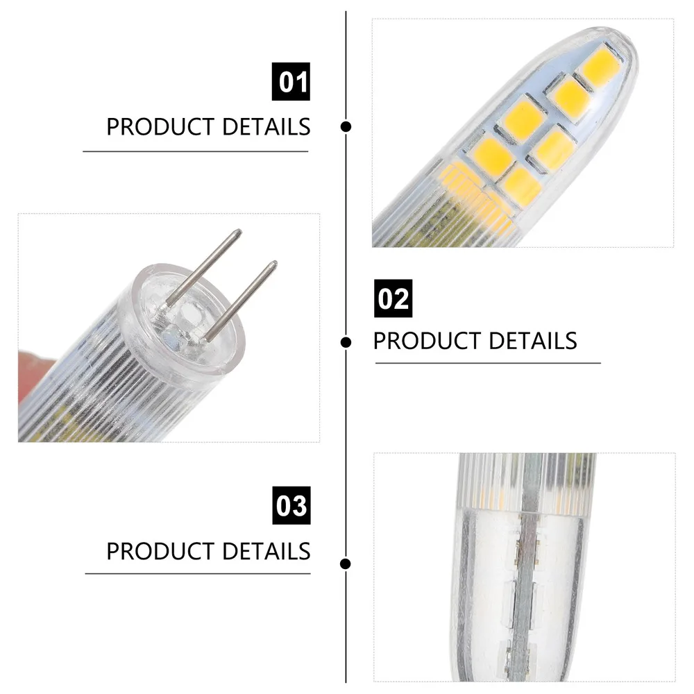 

10PCS 3W 220V LED Corn Light Bulb Pin Replacement Chandelier Lamp Bulb