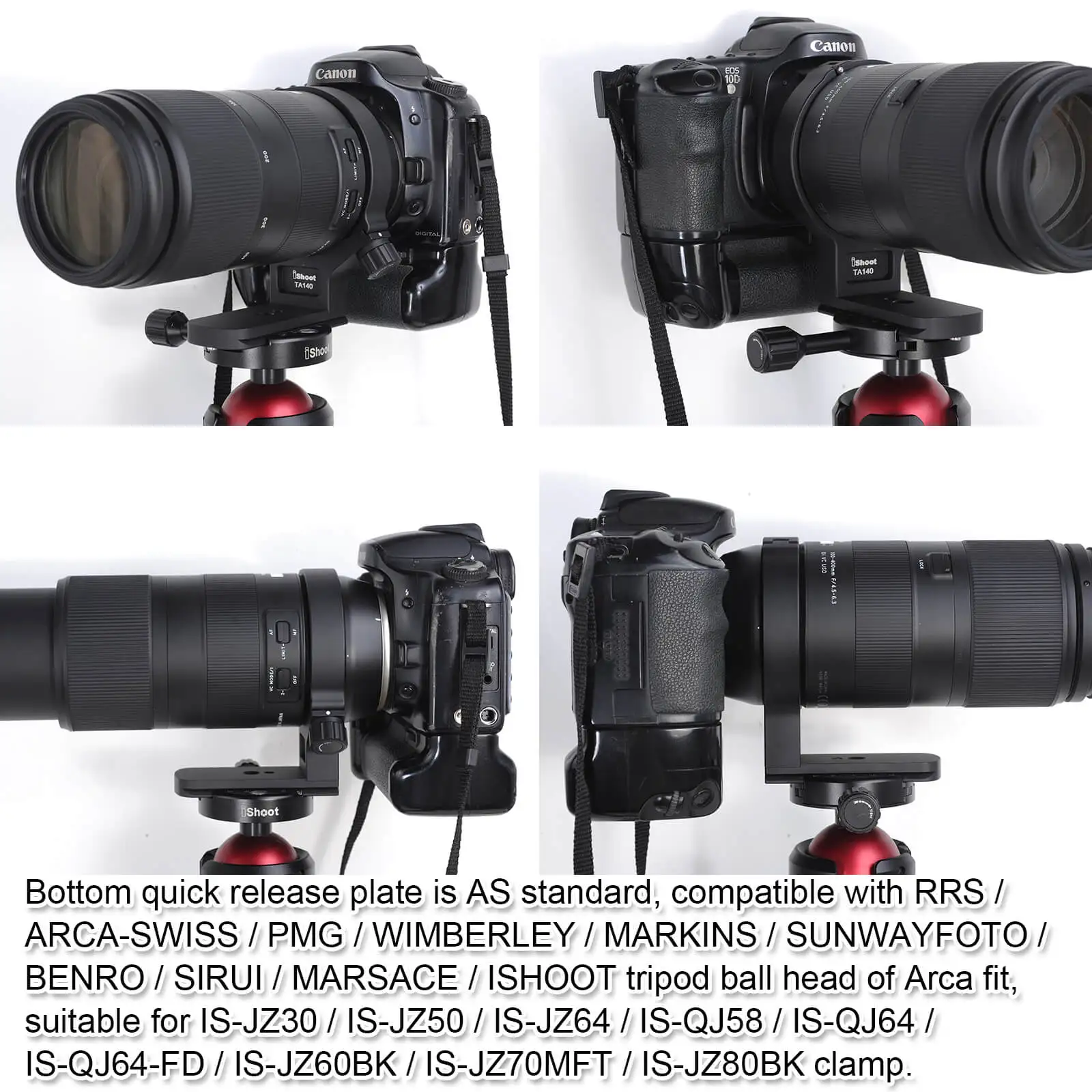 Крепежное кольцо для крепления штатива на объектив для Tamron 100-400 мм f/4,5-6,3 Di VC USD(A035) Нижняя быстросъемная пластина ARCA Fit