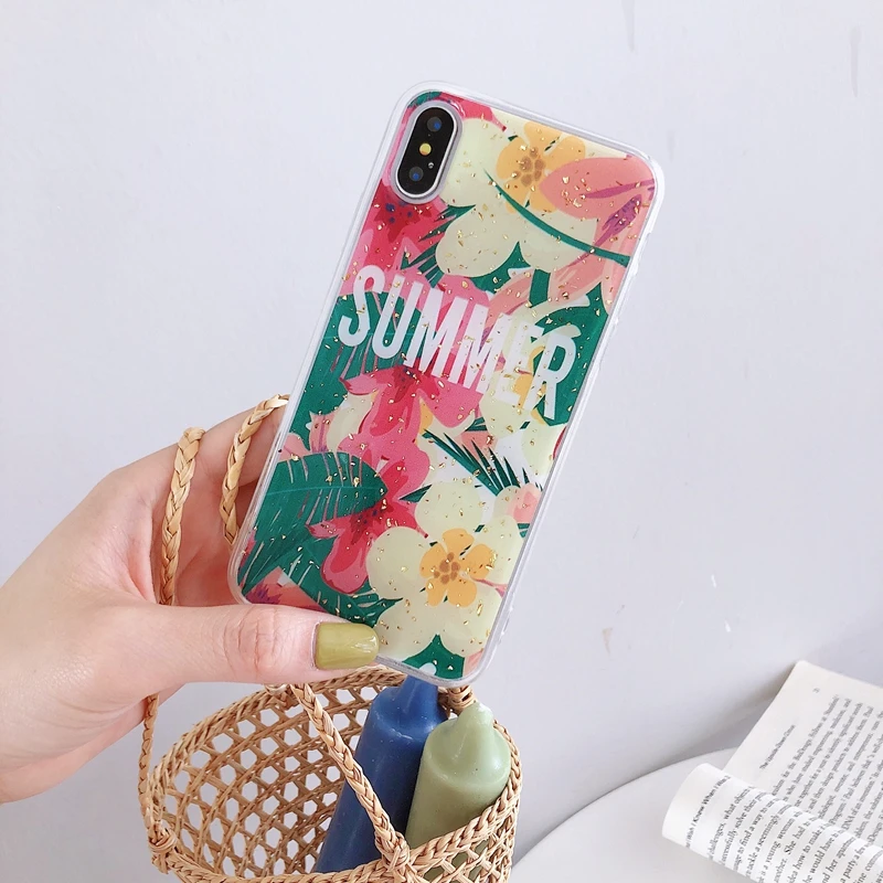 Цвет с цветочным орнаментом в цветочек блестками сверкающей Золотой Фольга для