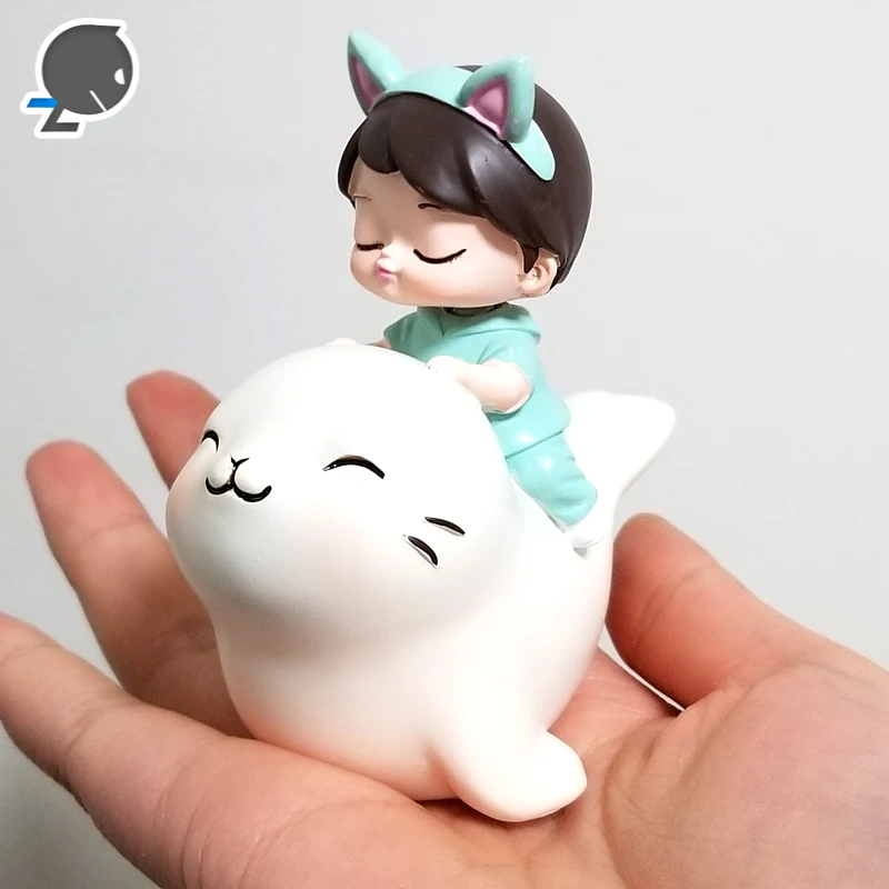 INS Girly стиль мультфильм Пары смолы шейкер автомобиль Торт Хлебобулочные