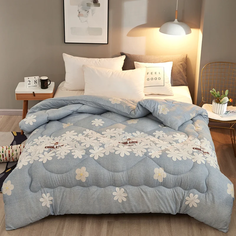 

New Design Thicken Winter Comforter Luxury Printed Summer/winter Blanket Bedding Filler Quilt Ab Side Patchwork Quilts Hot Sales