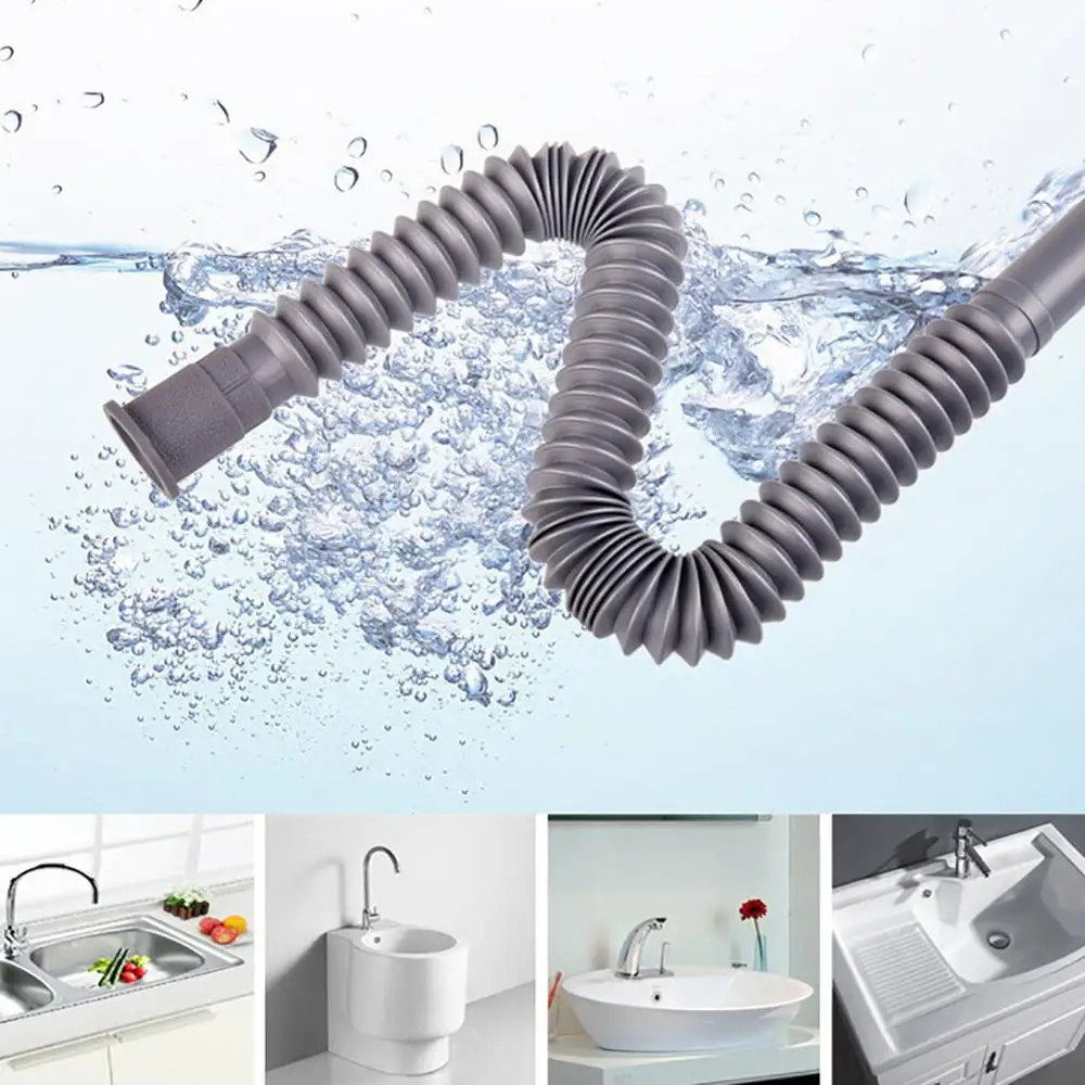 Дренажный соединитель для кухонной стиральной машины Выдвижная дренажная труба