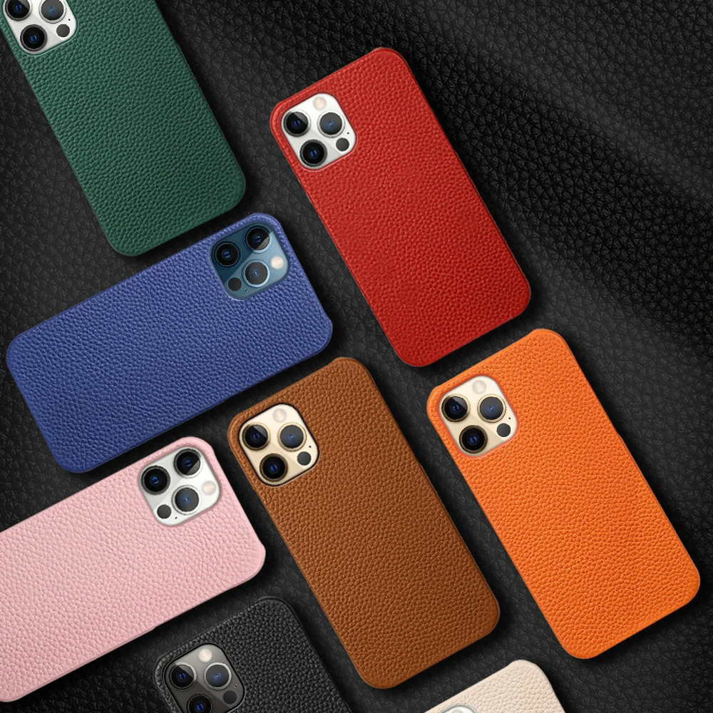 genuine cowhide leather phone case for iphone 13 pro max 12 13 mini 11 12 pro max x xr xs max 5 6 6s 7 8 plus se 2020 back cover free global shipping