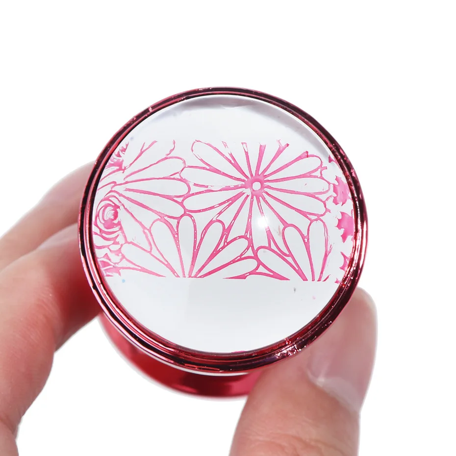 

Nail Seal Silicone Transfer Large Metal Nail Template Special Transfer Seal Steel Template Decoration Tool Nail Stamp Plate