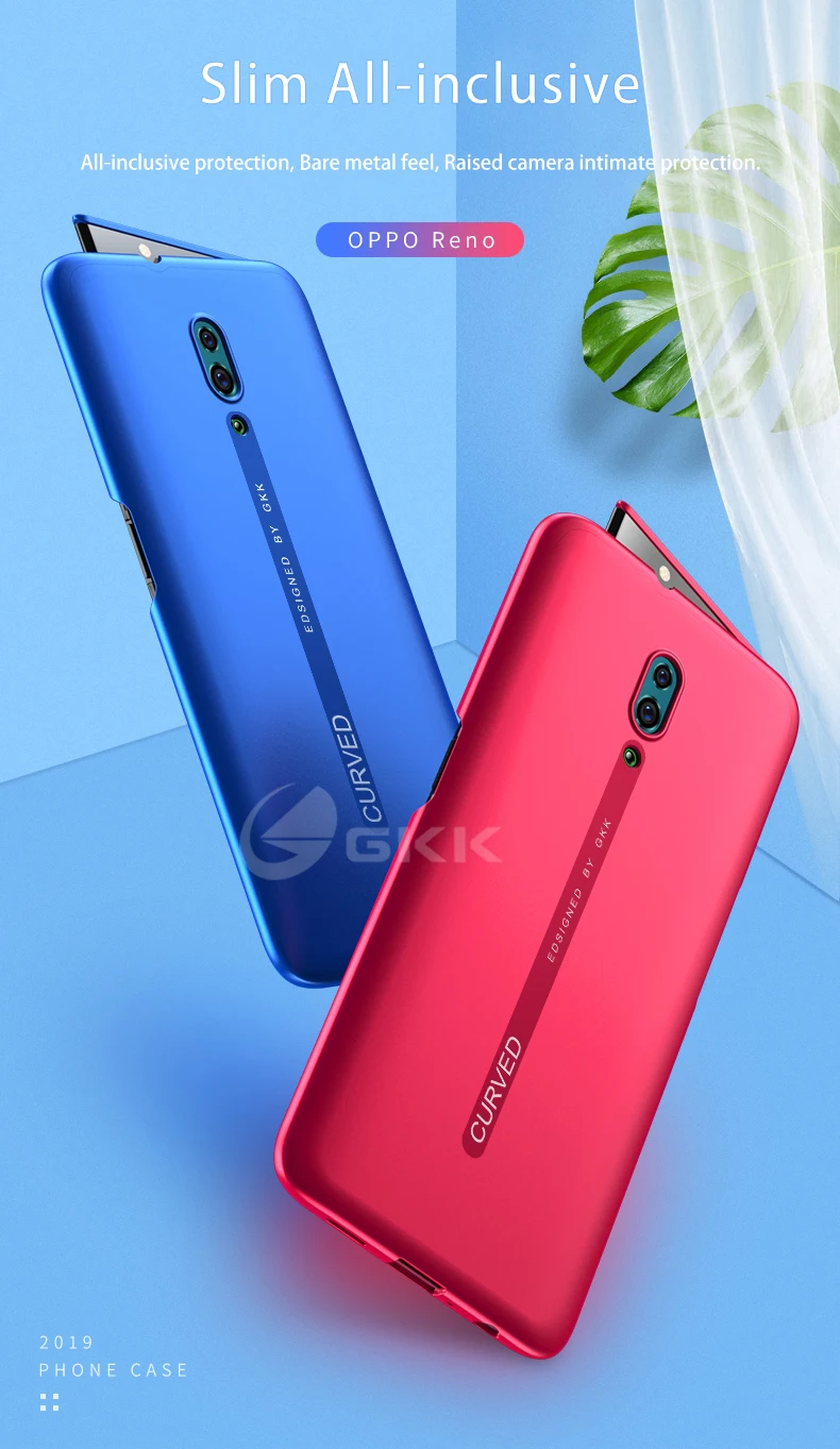 GKK 2 в 1 чехол для OPPO Reno Z 10X Zoom Case двойная защита противоударный Ультратонкий матовый чехол для OPPO Reno Z 10X Zoom Case
