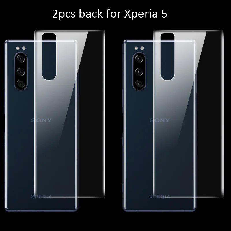 2xback Imak Гидрогелевая пленка для sony Xperia 1 5 Защитная Прозрачная Олеофобная пленка - Цвет: 2xback