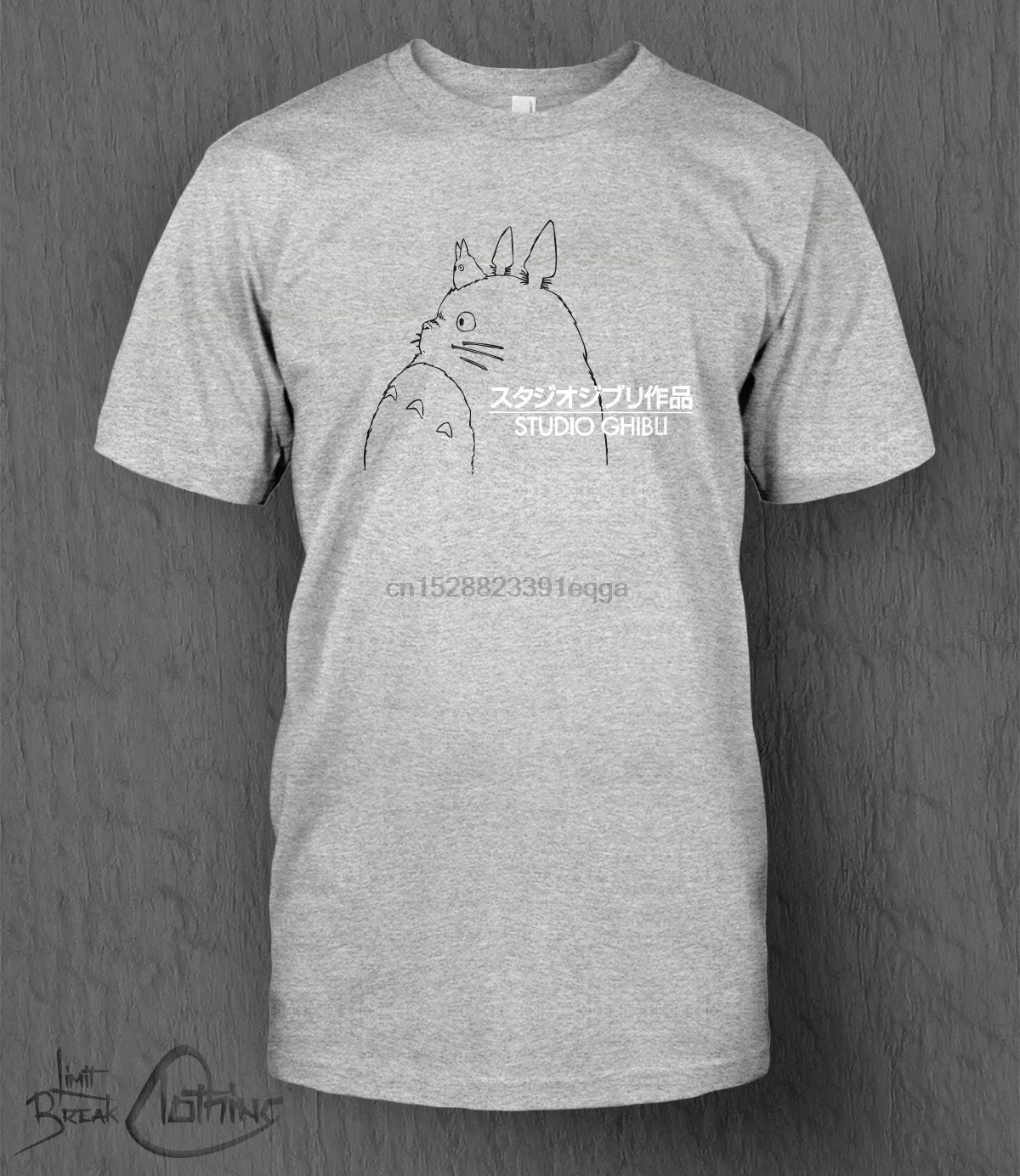 Studio Ghibli футболка с логотипом Мой сосед Тоторо футболки для мужчин Поньо