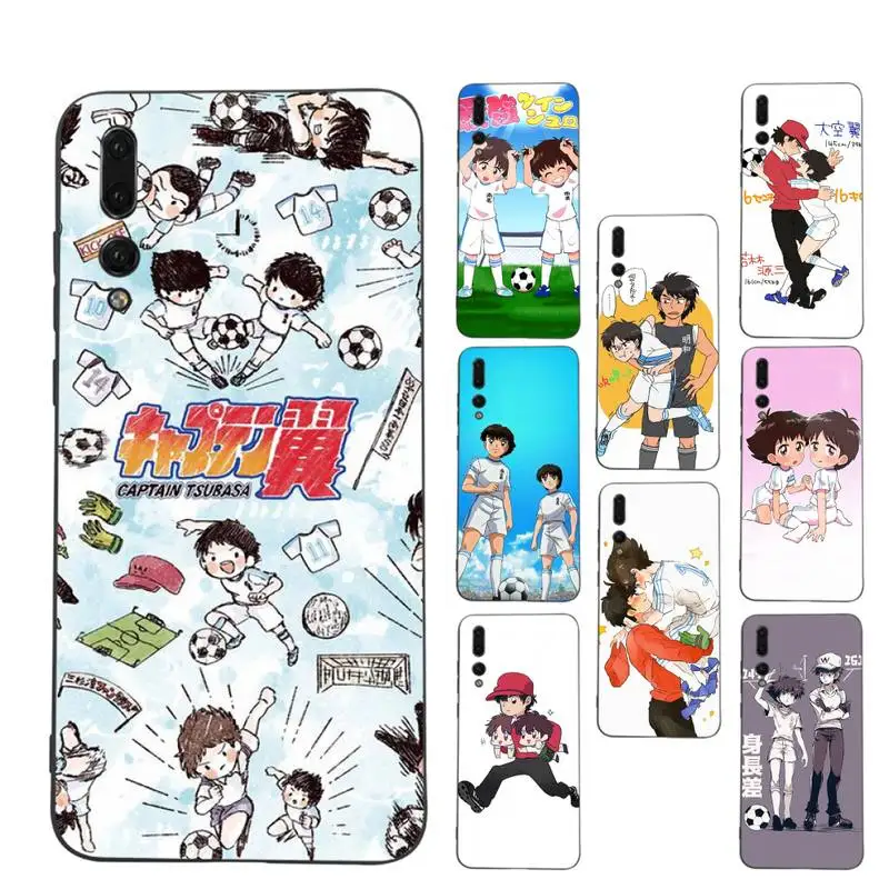 

Captain Tsubasa Ozora Genzo Football Phone Case Soft Silicone Case For Huawei p30lite p30 20pro p40lite P30 Capa