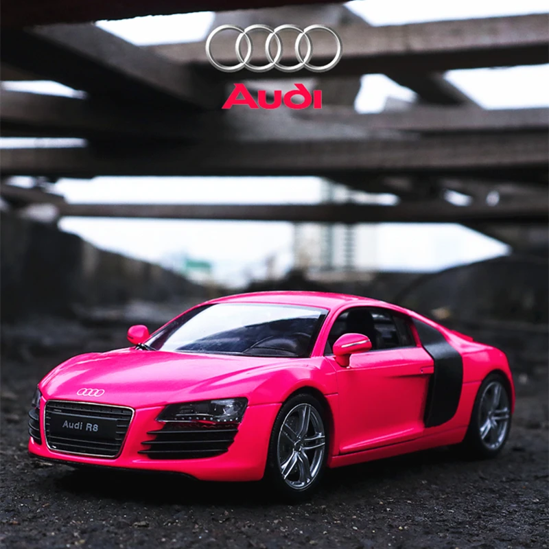 Модель автомобиля WELLY 1:24 Audi R8 V10 модель спортивного на выбор из сплава|Наземный