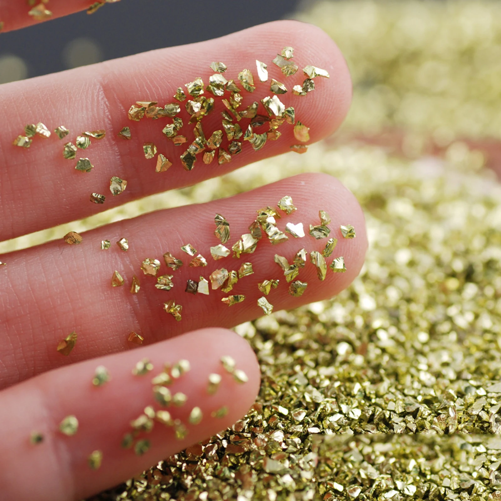 

4/16 Colors Crushed Glass Irregular Metallic Nail Chips Decoration Sprinkles 2-4mm Chunky Glitter Multicolorfor Nail Art Decals