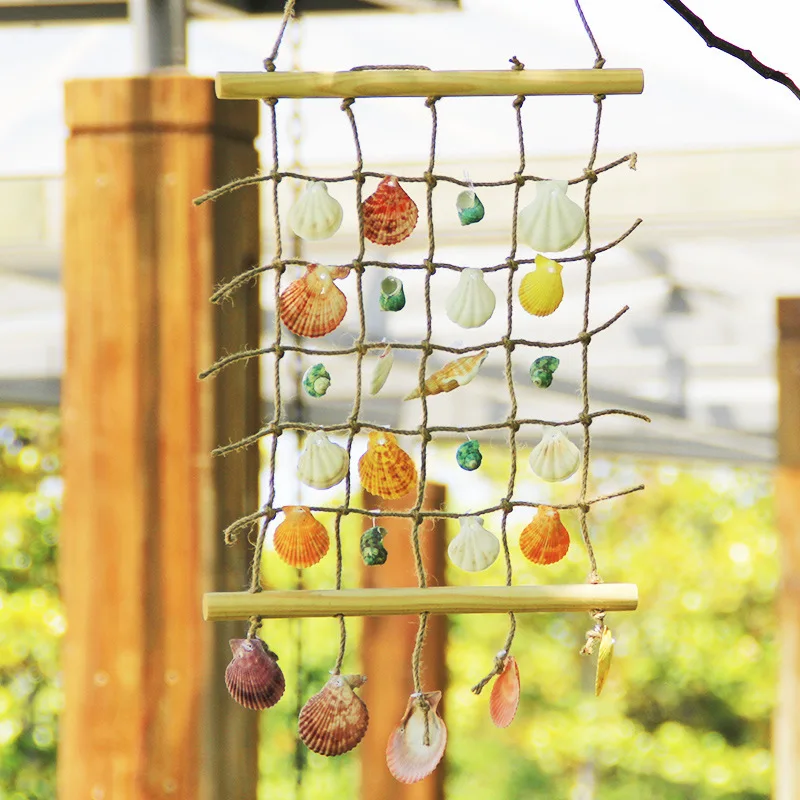 Средиземноморский стиль занавеска Настенная роспись украшение природные