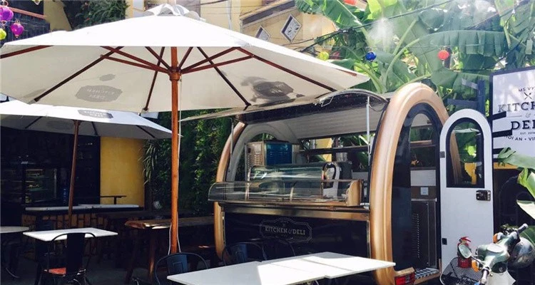 2 м передвижной кухонный Чуррос фургон кофейная тележка для барбекю концессии |