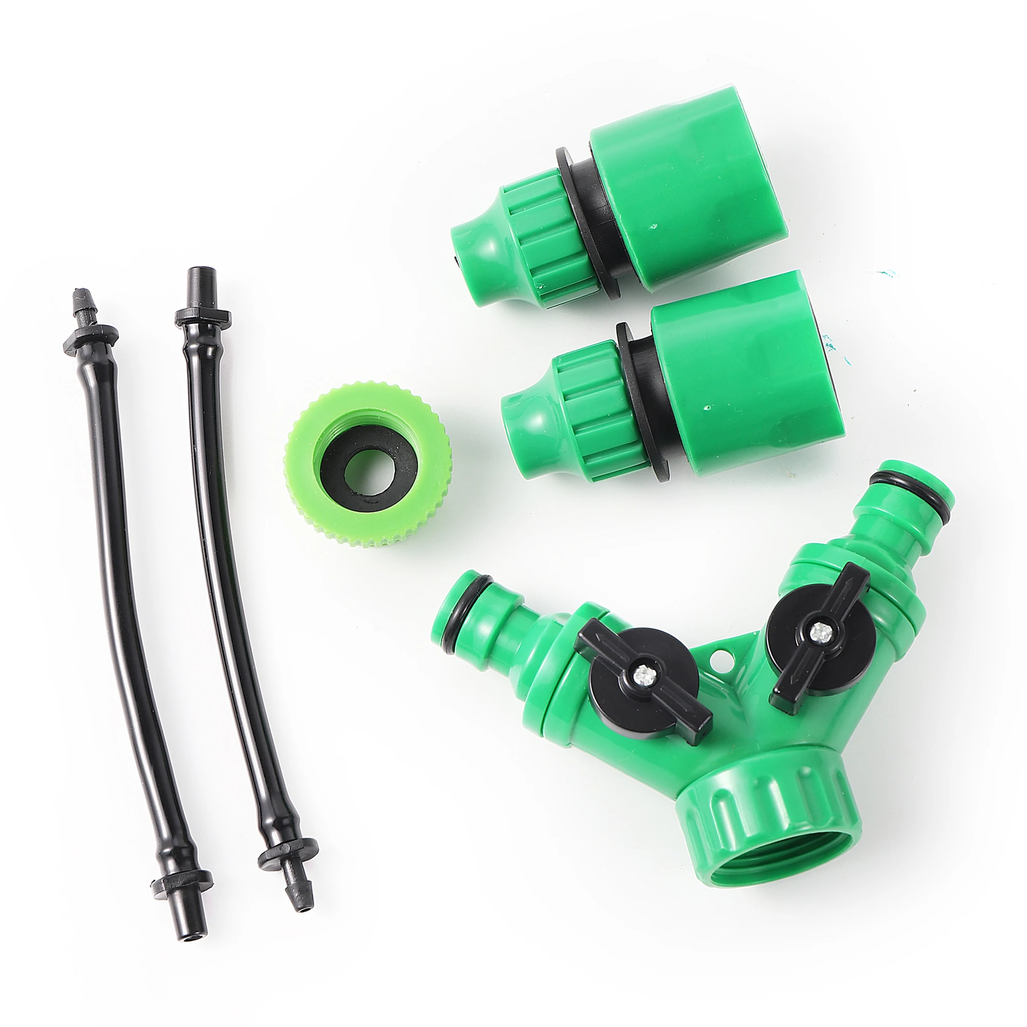 

Garden Irrigation System Y-Type Quick Connector Valve For 3/5mm Hose Water Splitter For 1/8'' Tubing Fittings 1 Set