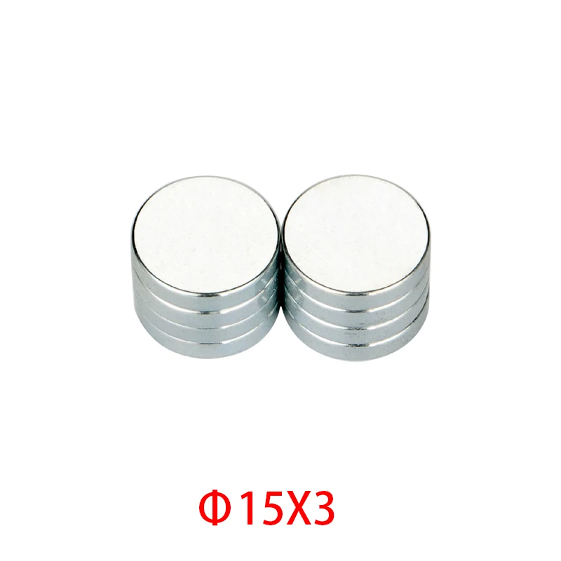 Небольшой круглый неодимовый магнит редкоземельный Мощный постоянный на