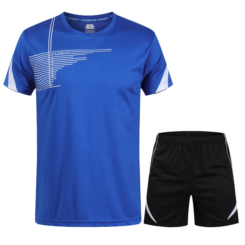 

Mens Sports Suit Gym Fitness Breathable Running Jogging Set Men's Tracksuit Workout Wear Sportsman Clothes Male Quick Dry 2 Pc