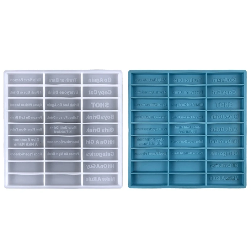 

Игра для семейвечерние jenda, УФ кристалл, эпоксидная форма, штабелируемые строительные блоки из смолы, искусственная смола, литье ювелирных и...