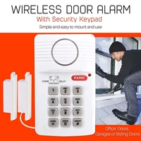 wireless home security window door burglar alarm system security pin panic keypad wireless door window sensors