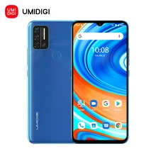 UMIDIGI A9 глобальная версия смартфона Android 11 Helio G25 Octa Core, 3 Гб оперативной памяти + 64 Гб 6,53 “13MP AI тройной Камера HD + 5150 мА/ч, мобильный телефон