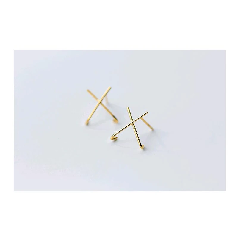 Серьги гвоздики из серебра 100% пробы с надписью X|Серьги-гвоздики| |