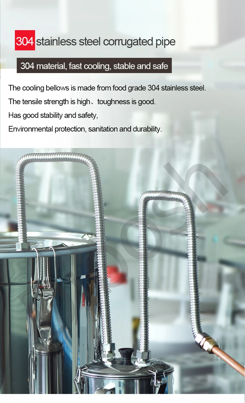 T2 красная медь+ 304 дистиллятор из нержавеющей стали 33L/50L с струнным ароматом маленький домашний пивоваренный коньяк виски водка оборудование