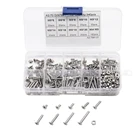 340 шт.кор. M3 304 шестигранный винт из нержавеющей стали с потайной головкой, винт с плоской головкой, шестигранные болты DIN7991