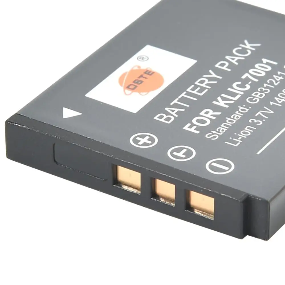 DSTE 2PCS KLIC-7001 Camera Battery for KODAK V550 V570 V610 V705 M753 M763 M853 M863 M893 M1063 | Электроника