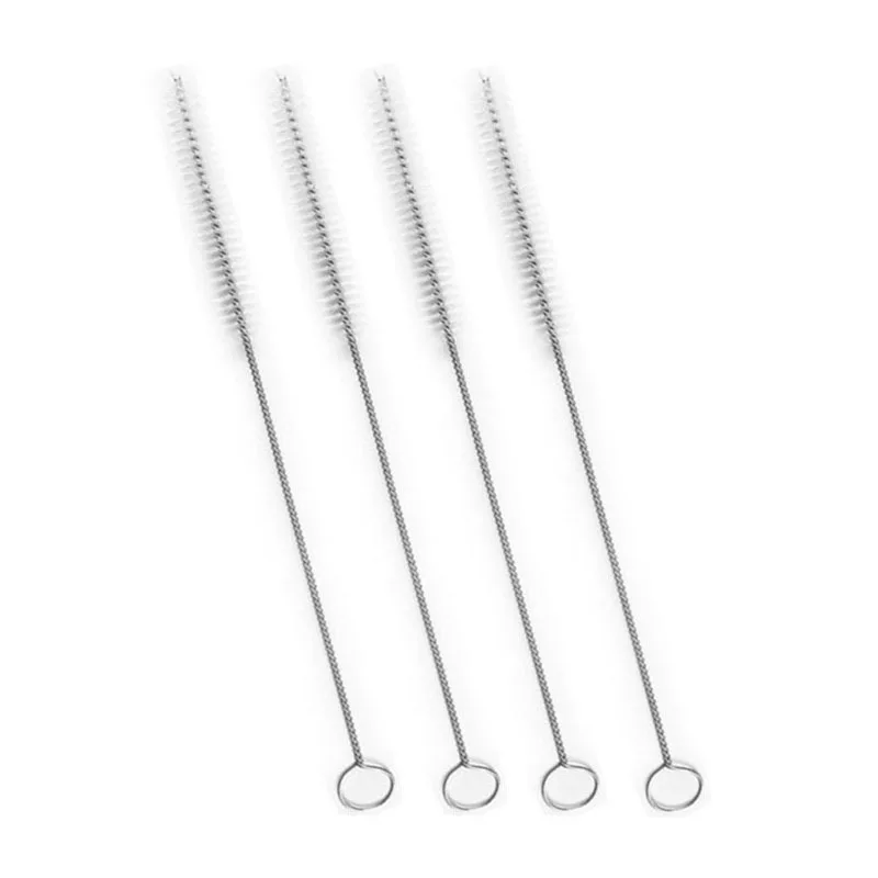 Чистящая Щетка из нержавеющей стали для детских бутылочек соломенная щетка