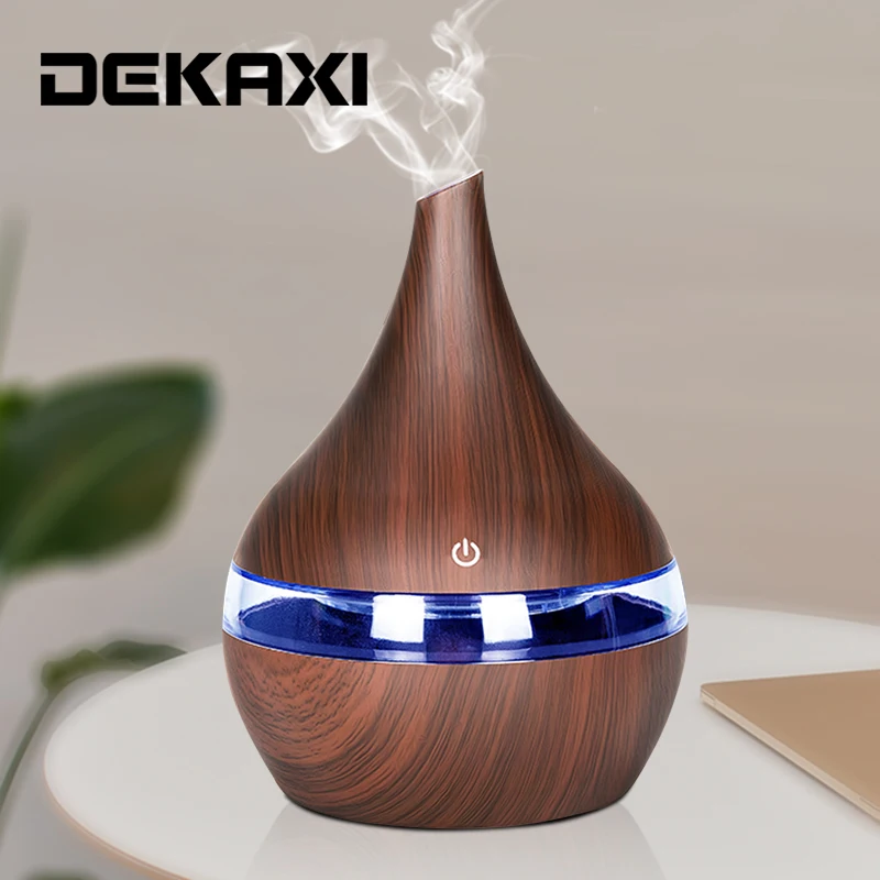 DEKAXI 300 мл USB Электрический ультразвуковой увлажнитель воздуха Арома диффузор с