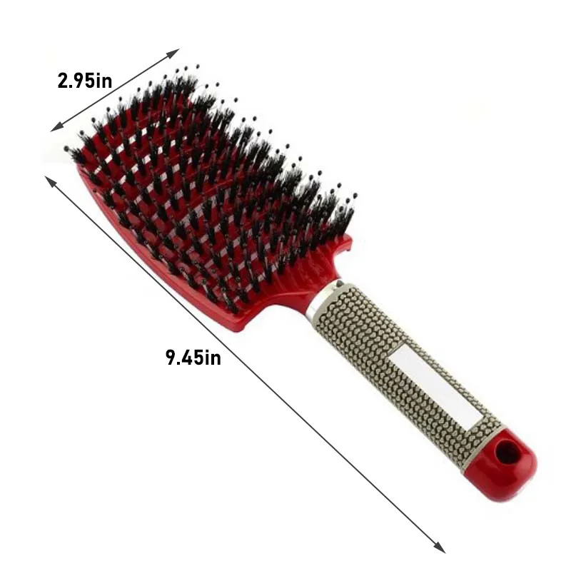 

Hair Scalp Massage Comb Hairbrush Bristle Nylon Women Wet Curly Detangle Hair Brush for Salon Hairdressing Styling Tools