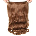 Синтетические волосы для наращивания SAMBRAID, 24 дюйма, синтетические клипсы, доступны, синтетические термостойкие волокна для наращивания волос