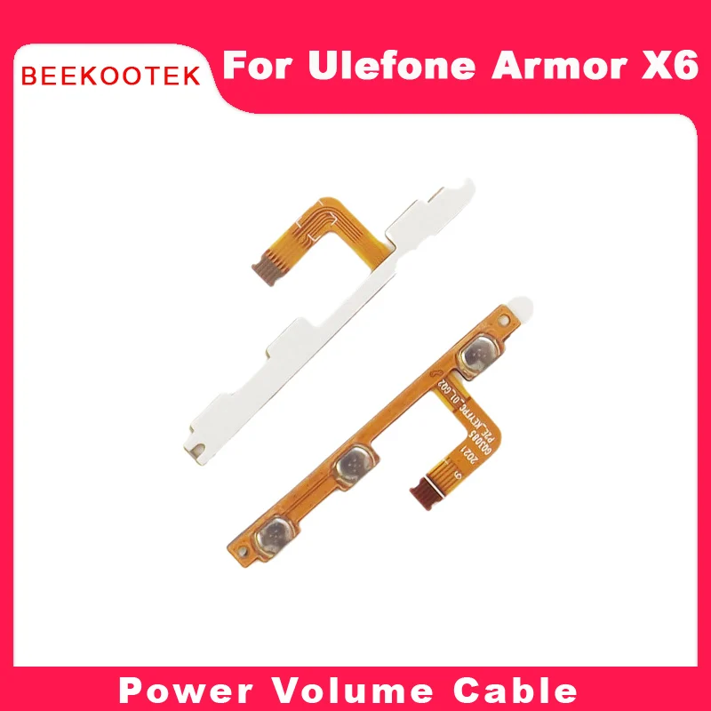 

BEEKOOTEK New Original For Ulefone Armor X6 Power Volume Cable FPC Accessories Replacement For Ulefone Armor X6 Smart Phone