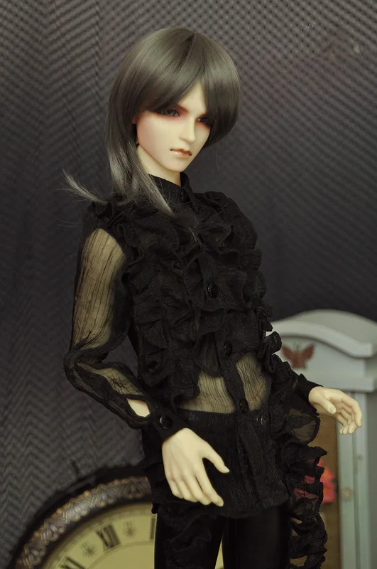 Фото 1/4 1/3 весы BJD одежда черная шифоновая рубашка для BJD/SD MSD SD13 SD17 SSDF ID72 HID сильные аксессуары для кукол дяди C0164 №3