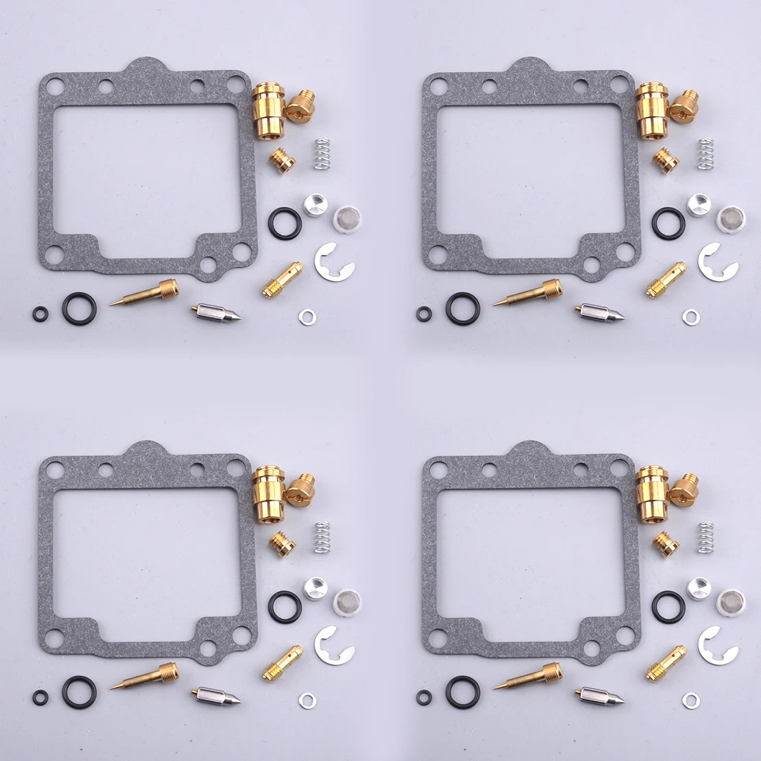 

4 Sets Portable Carburetor Repair Rebuild Kits Accessories Motorcycle Fit For Suzuki GS750E GS750L GS750T