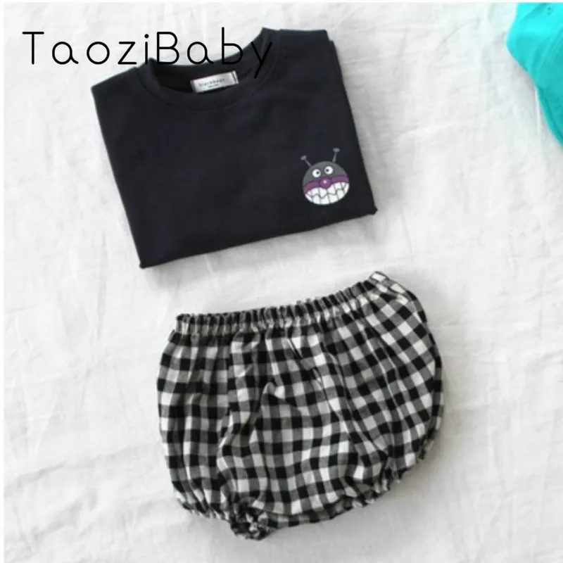 Одежда для маленьких девочек 2021 летние детские шорты с короткими рукавами милый