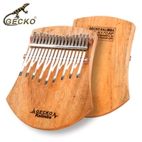 c tone gecko k17note kalimba 17 keys solid camphorwood kalimbawith instruction and tune hammer portable thumb piano mbira