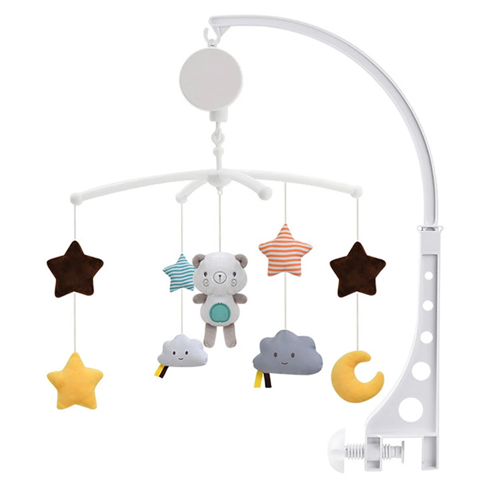 

Cartoon Baby Crib Mobiles Rattles Music Educational Toys Bed Bell Carousel for Cots Infant Baby Toys 0-12 Months for Newborns