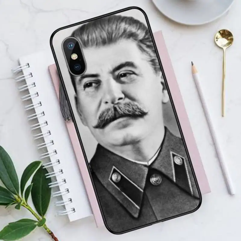 

Stalin Russian Commander funny Phone Case for iPhone 11 12 mini pro XS MAX 8 7 6 6S Plus X 5S SE 2020 XR Luxury brand shell