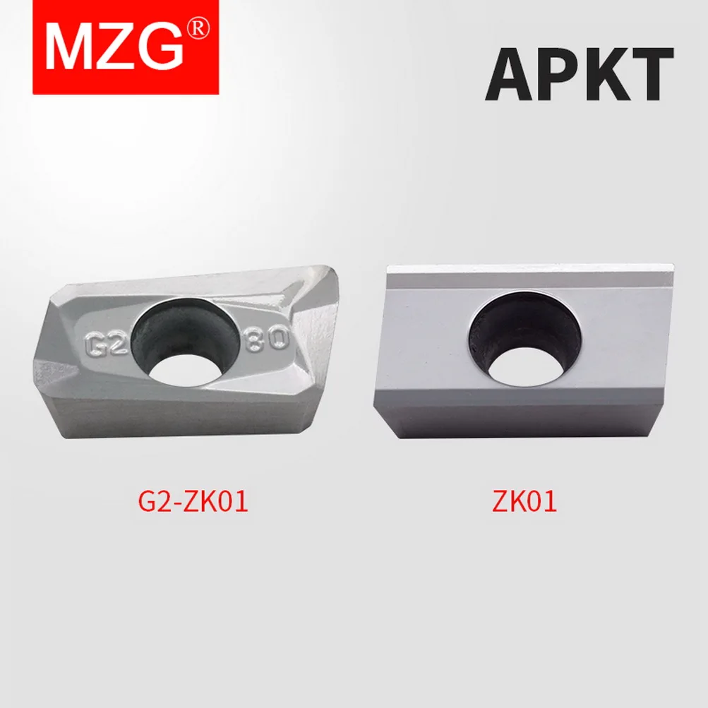 MZG 10 шт. APKT 1604 AL ZK01 обработка медного алюминия цветного металла ЧПУ прямоугольный