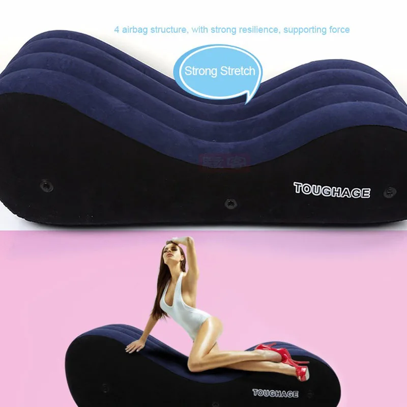 

Toughage Inflatable Sex Sofa S Pad Foldable Bed Furniture Adult Bdsm Chair Sexual Positions Wedge Pillow Cushion Set for Couples