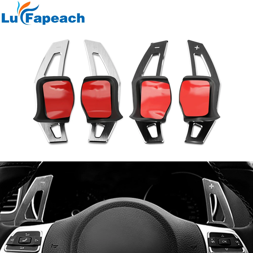 

Car Paddle for Volkswagen VW Golf 7 MK7 POLO MK6 Steering Wheel ExtensionShifter Shift Aluminum Alloy the Rudder DSG Gear