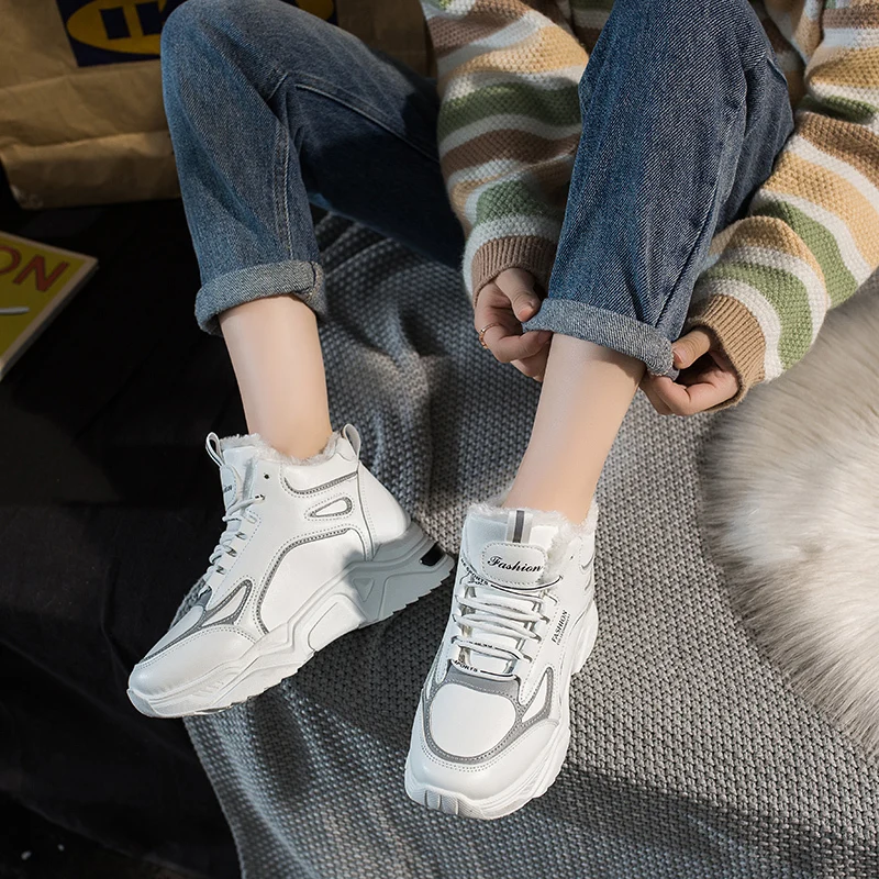 Bjakin голяшка средней высоты спортивная обувь женская уличная зимняя для бега с