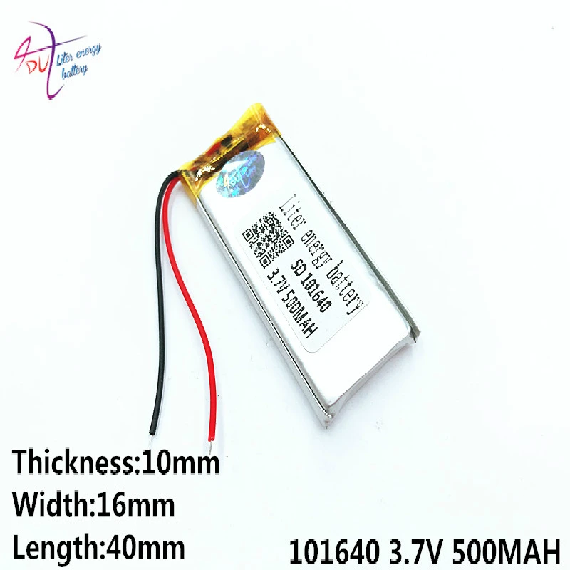 Литий ионный полимерный аккумулятор 101640 в мАч/литий для планшетных ПК внешнего