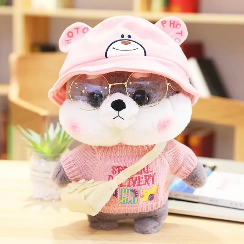 Игрушка плюшевая в виде милой собаки Сиба-ину 30 см | Игрушки и хобби